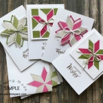 Lovely cards made using Christmas Quilt Bundle by Stampin' Up!. Definitely not just for Christmas!