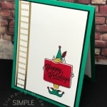 Festive Phrases stamp set from Stampin' Up! Quick & easy cards that are so cute!