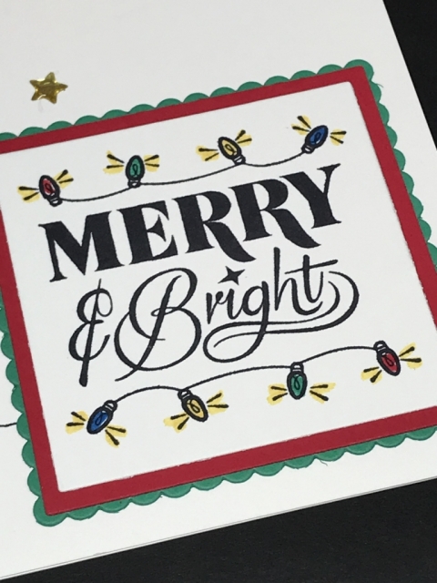 Festive Phrases stamp set from Stampin' Up! Quick & easy cards that are so cute!