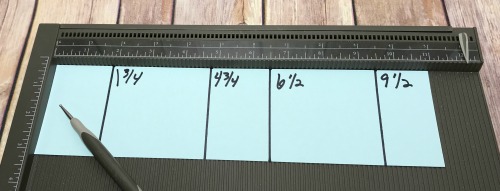 Cardstock measurements and scoring for box to hold coffee candle and coffee gift card