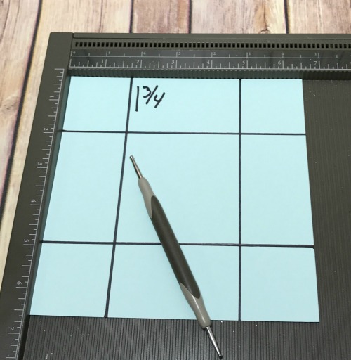 Cardstock measurements and scoring for box to hold coffee candle and coffee gift card