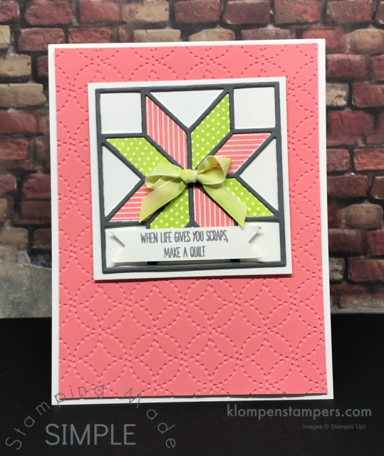 Lovely cards made using Christmas Quilt Bundle by Stampin' Up!. Definitely not just for Christmas!