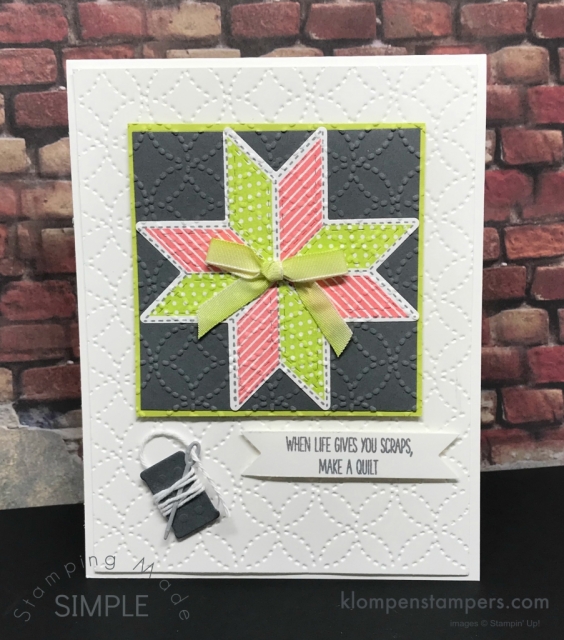 Lovely cards made using Christmas Quilt Bundle by Stampin' Up!. Definitely not just for Christmas!