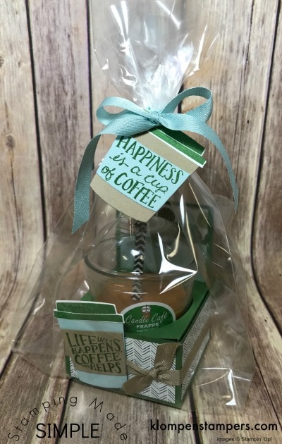 Easy box to hold a small candle and a gift card. Video Tutorial posted!