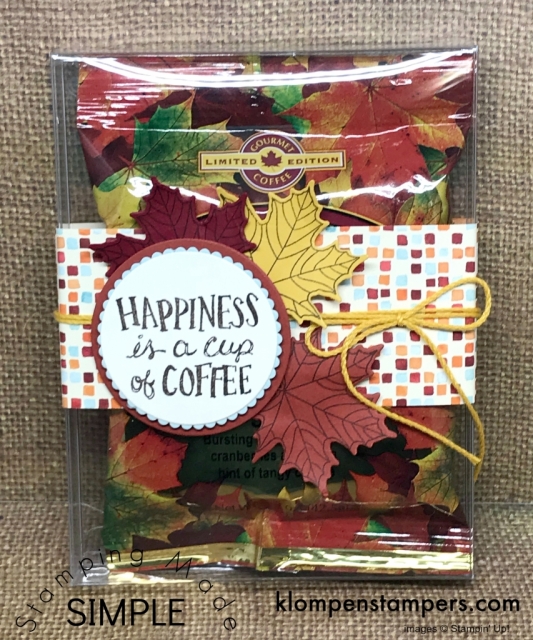 Cute (and easy) gift for someone special using Acetate Card Boxes from Stampin' Up!
