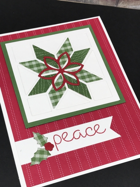 Christmas Quilt by Stampin' Up! is so fun and easy to make stunning cards for all your friends and family.