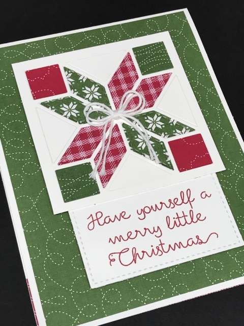 Christmas Quilt by Stampin' Up! is so fun and easy to make stunning cards for all your friends and family.