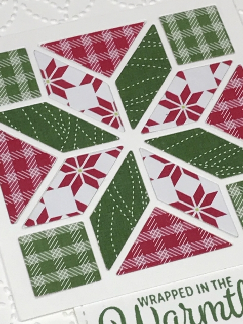 Christmas Cards Using Christmas Quilt