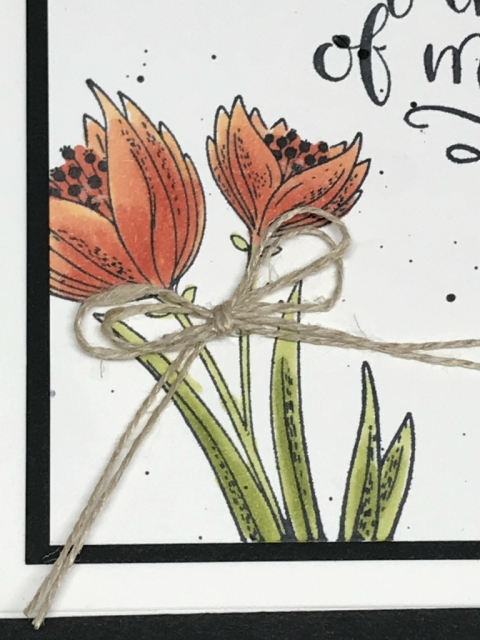 Count My Blessings is a great stamp set to color with Blends!
