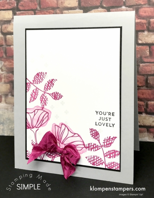 Oh So Eclectic card 2. This bundle has so many different pieces that you can get such a variety of looks from.