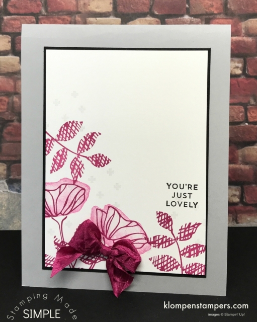 Oh So Eclectic card 2. This bundle has so many different pieces that you can get such a variety of looks from.