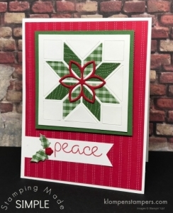 Christmas Cards Using Christmas Quilt