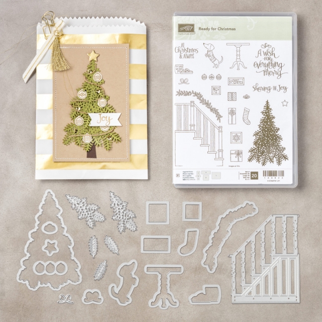Ready for Christmas stamp set. Makes adorable cards