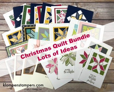 Lots of ideas with the Christmas Quilt Bundle