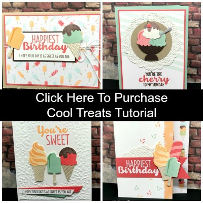 Cool Treats online stamping class & Tutorial.