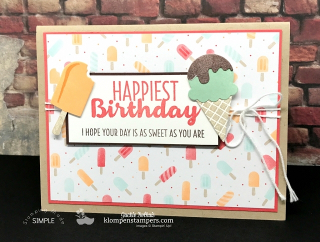 Cool Treats online stamping class & Tutorial.
