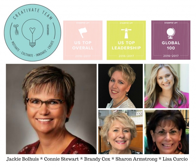 The Creative Team is here to help you learn and grow as a Stampin' Up! demonstrator. Learn from 5 of the top demonstrators in the company