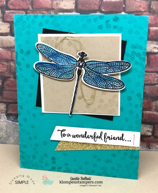 Dragonfly Dreams tutorial and online stamping class.