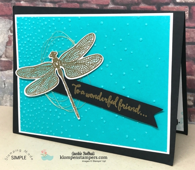 Dragonfly Dreams tutorial and online stamping class.