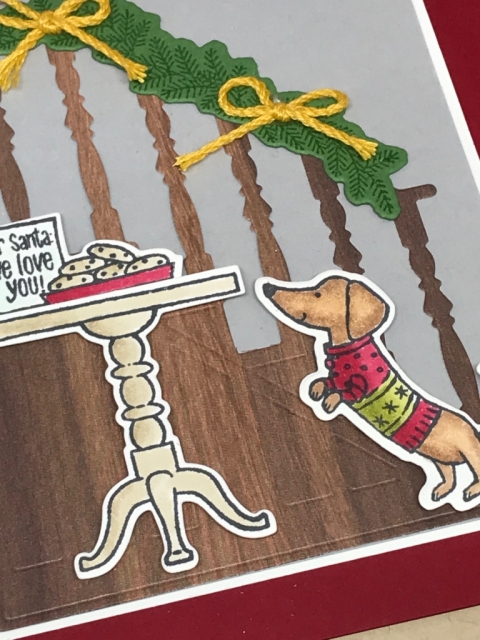 Cutest Christmas Card ever! Made with Ready for Christmas stamp set.