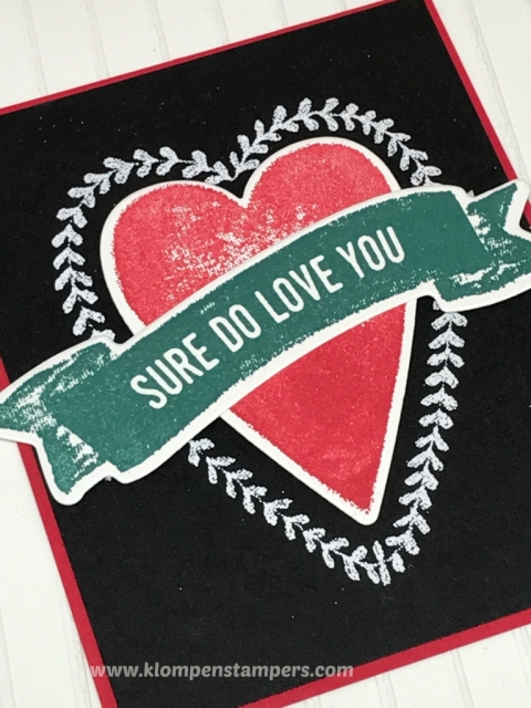 Quick & easy project using the Sure Do Love you stamp set and Lots to Love Box Framelits. All details are posted at klompenstampers.com