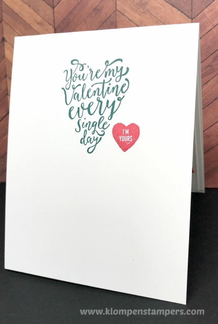 Quick & easy project using the Sure Do Love you stamp set and Lots to Love Box Framelits. All details are posted at klompenstampers.com