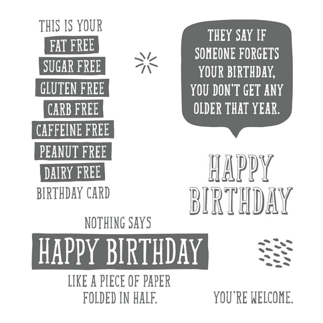 Birthday Wit stamp set
