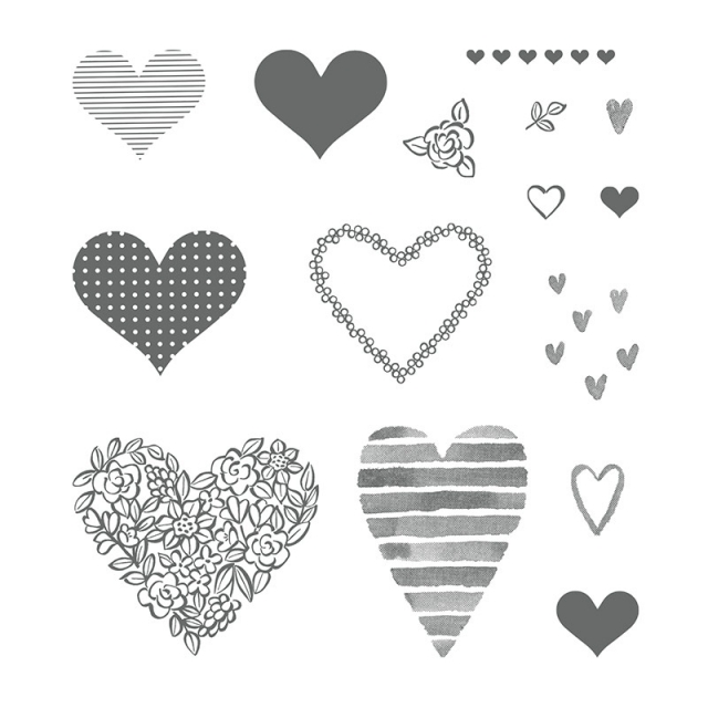 Heart Happiness stamp set