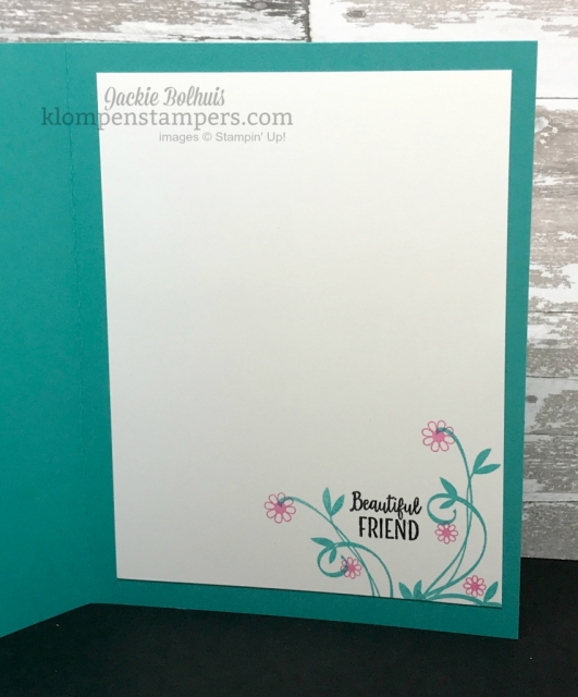 Beautiful Peacock makes quick and easy cards. Get this set for FREE during Sale-a-bration