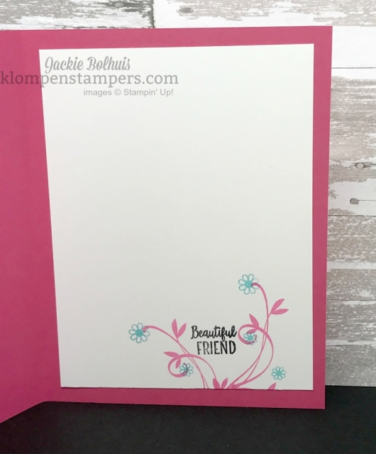 Beautiful Peacock makes quick and easy cards. Get this set for FREE during Sale-a-bration