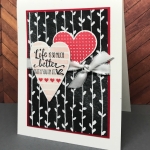 Quick & easy card using Heart Happiness stamp set by Stampin' Up! Details posted at klompenstampers.com