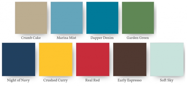 Color combination for High Tide and Waterfront card