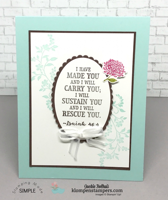 Hold on to Hope makes gorgeous cards for many occasions. combine with Cross of Hope Framelits to make beautiful cards.