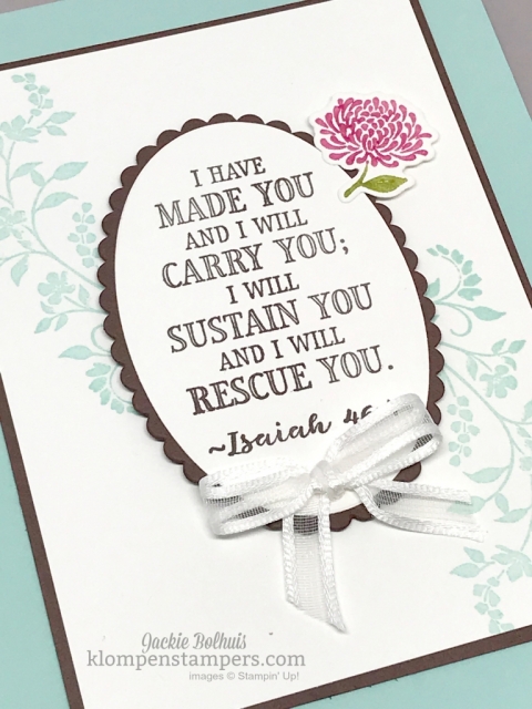Hold on to Hope makes gorgeous cards for many occasions. combine with Cross of Hope Framelits to make beautiful cards.