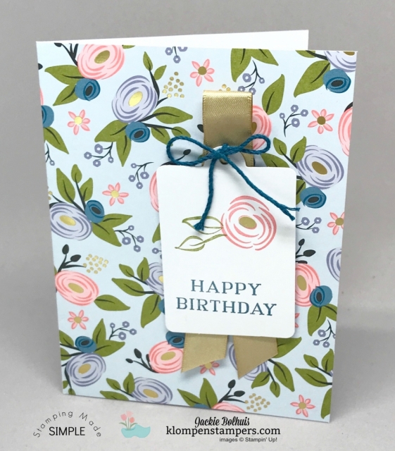 Purchase the Perennial Birthday Kit & Stamp Set and receive a Bonus Card kit to make 4 additional cards that just use the stamp set.