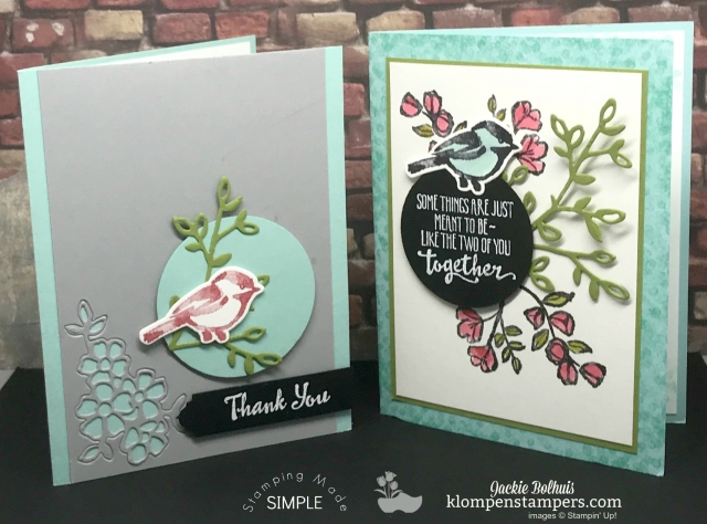 Petal Palette online stamping class + card kit. 