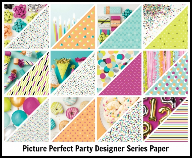Picture Perfect Designer Series Paper (DSP). Great for quick and easy cards.