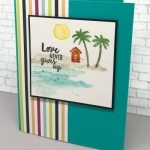 Watercoloring with the Waterfront stamp set is so easy! Add details at klompenstampers.com