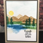 Easy Watercoloring using Waterfront stamp set. Video and instructions posted at klompenstampers.com