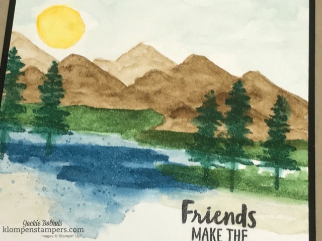 Easy Watercoloring using Waterfront stamp set. Video and instructions posted at klompenstampers.com