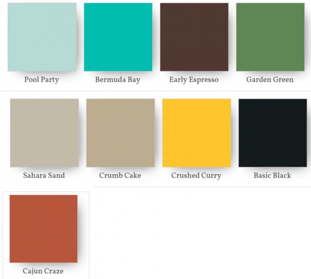 Color combination for Waterfront watercolored card
