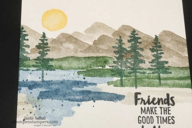 Easy Watercoloring using Waterfront stamp set. Video and instructions posted at klompenstampers.com