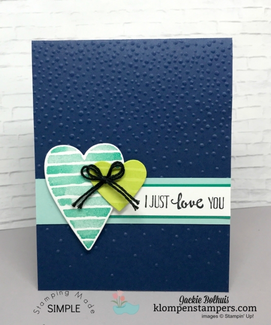 Tips for finding color combinations using Heart Happiness stamp set and Stampin' Up! DSP