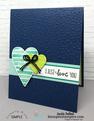 Tips for finding color combinations using Heart Happiness stamp set and Stampin' Up! DSP