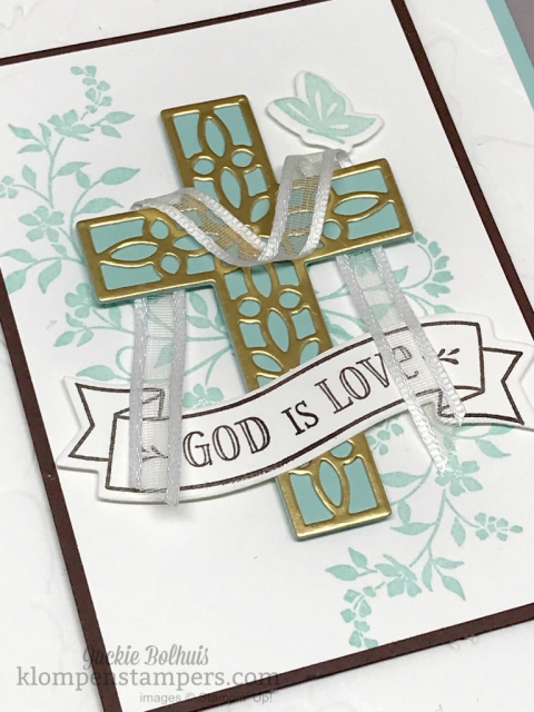 Hold on to Hope makes gorgeous cards for many occasions. Combine with Cross of Hope Framelits to make beautiful cards.