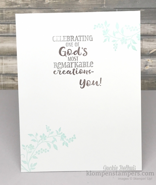 Hold on to Hope makes gorgeous cards for many occasions. Combine with Cross of Hope Framelits to make beautiful cards.