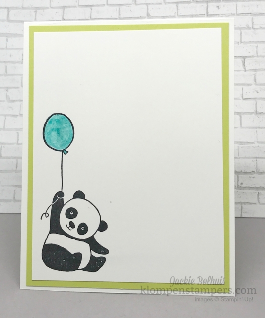 Party Pandas quick & easy cards. All details posted at klompenstampers.com