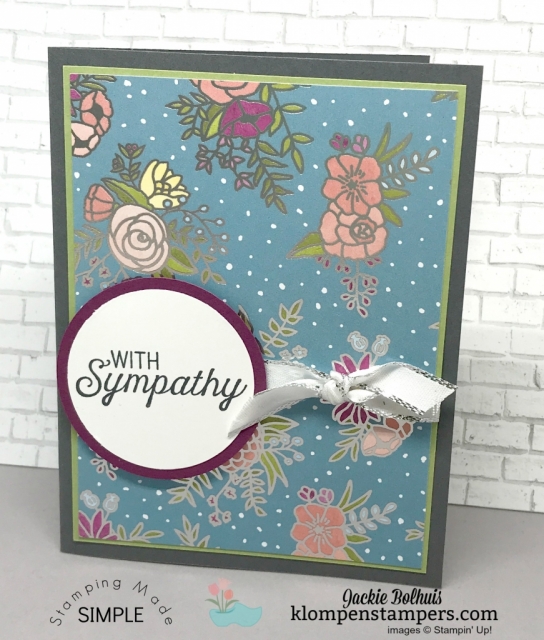 Quick & easy cards using Sweet Soiree Designer Series Paper DSP.