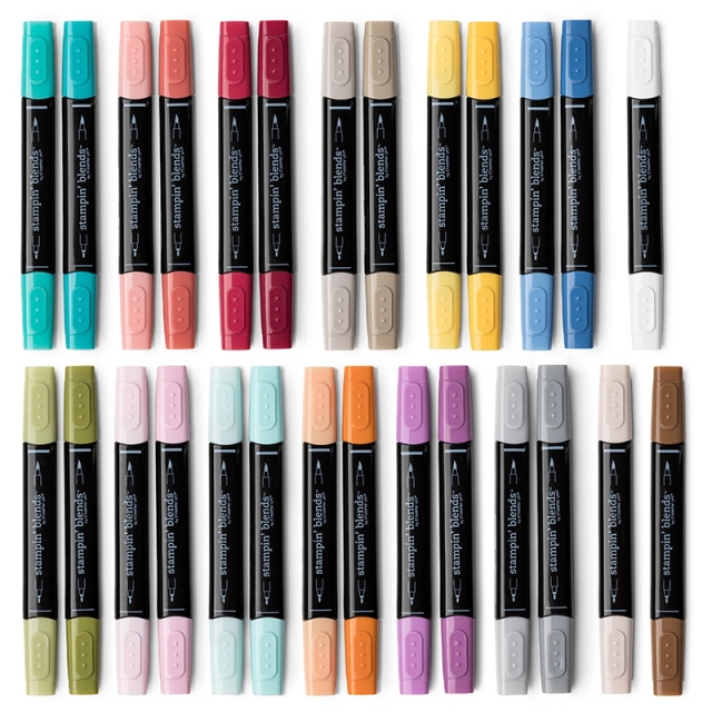 Colors available in Stampin' Blends Alcohol Markers.