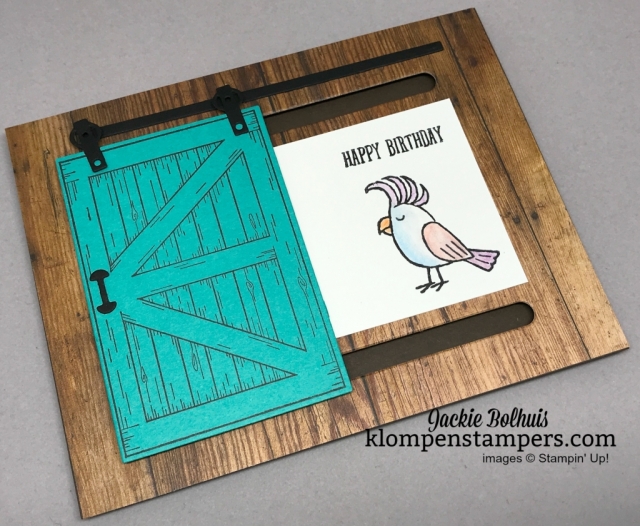 Video showing how to make cards using the Barn Door Bundle from Stampin' Up! 